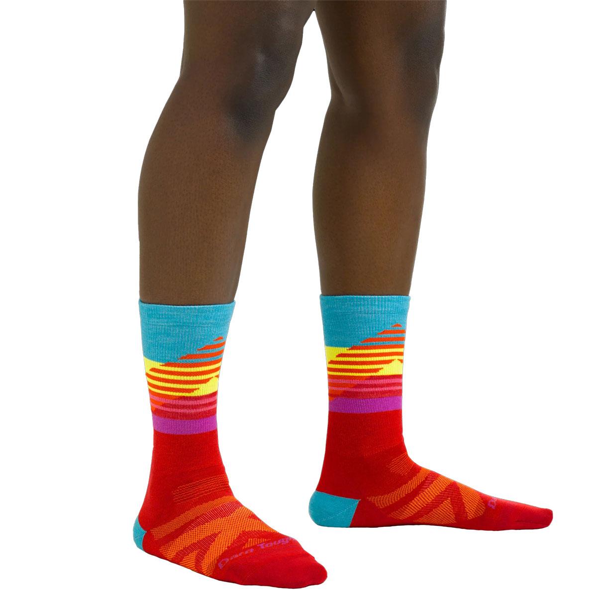 Darn Tough Lillehammer Nordic Boot Lightweight Sock Women's in Red